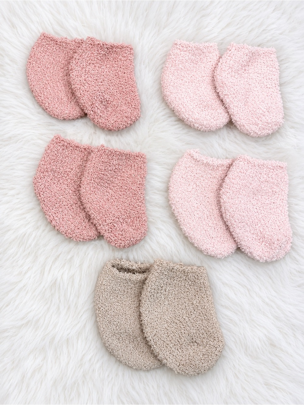 Cozy Kids Fuzzy Socks - Pink & Blush Pack NWOT